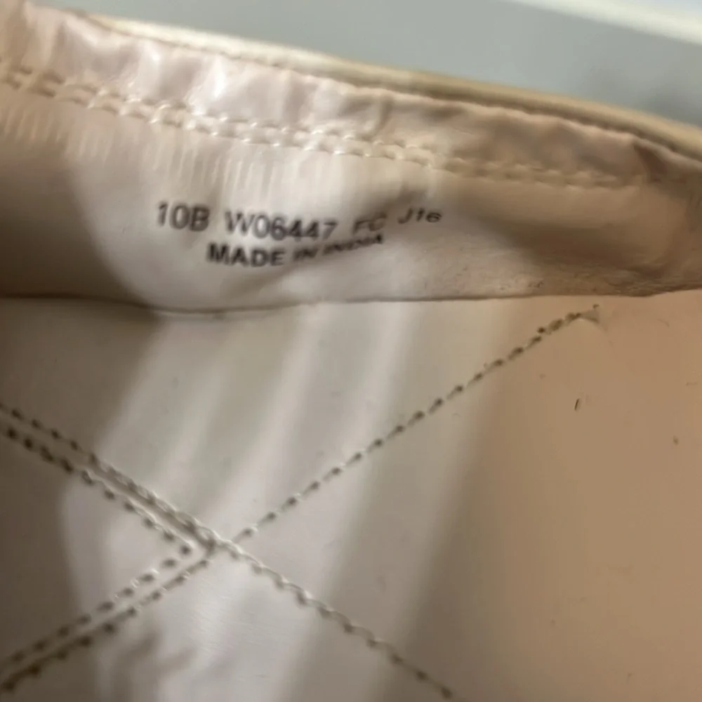 Cole Haan Ballet Flats Size 10 Black and Cream Leather